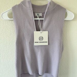 NWT Pink Diamond Lavender Sweater Top